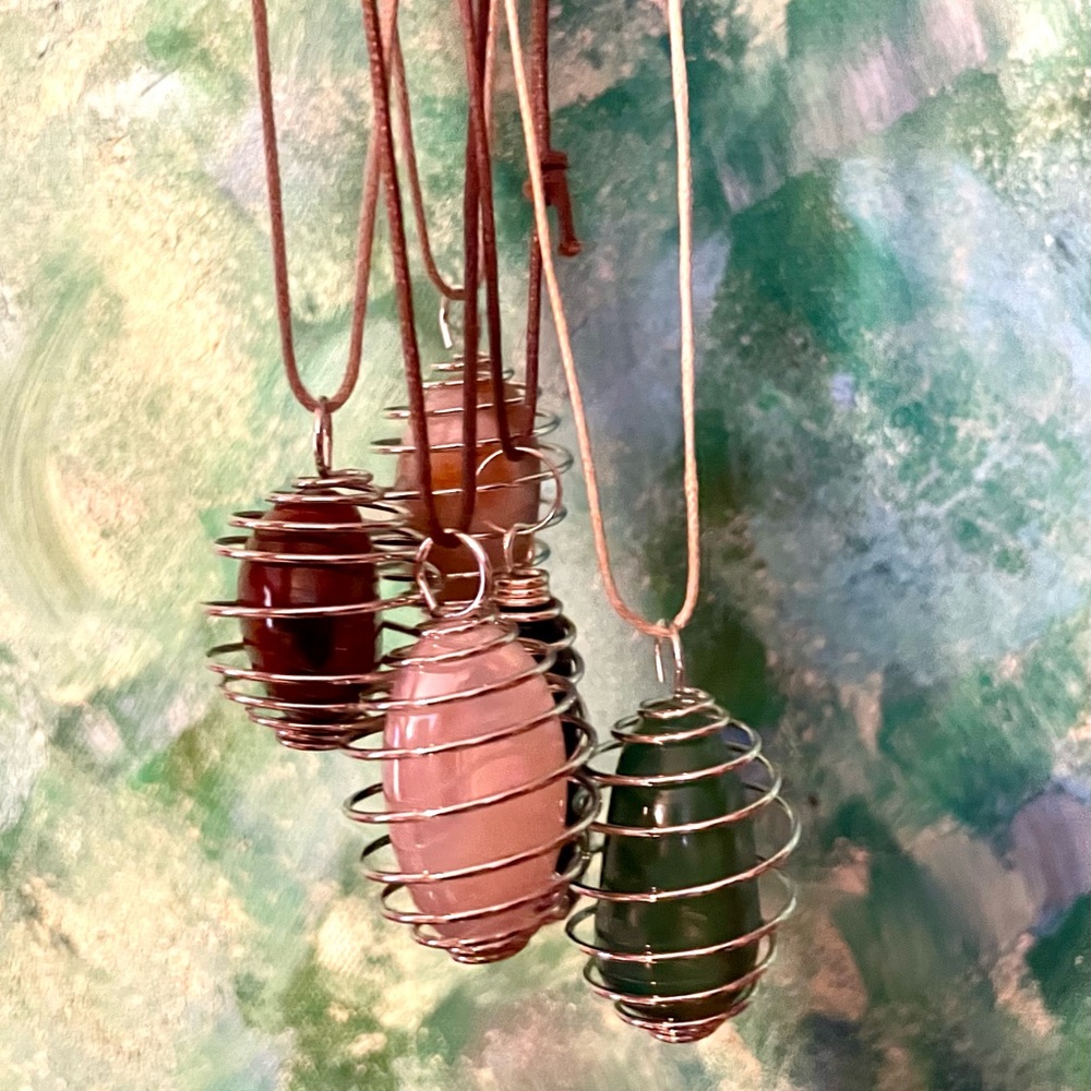 Stone necklaces